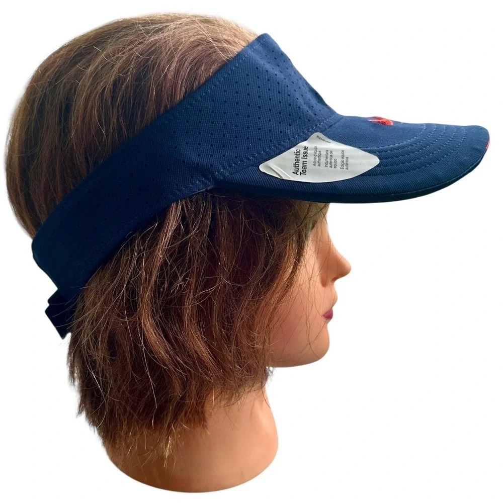 NWT Nike‎ Illinois Fighting Illini Navy Orange Sideline Coaches Strap Back Visor